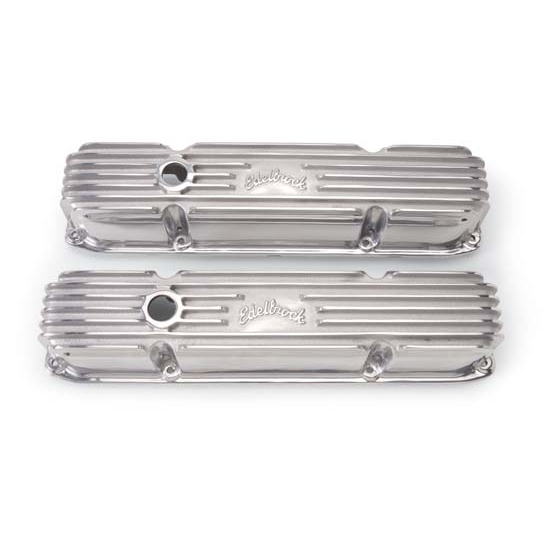 Edelbrock 4192 Aluminum Valve Cover Set, Big Block Chrysler