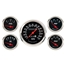 Omega Kustom 5-Gauge Set, Black Top, 3-3/8, Mechanical Omega Kustom 5-Gauge Set, Black Top, 3-3/8, Mechanical