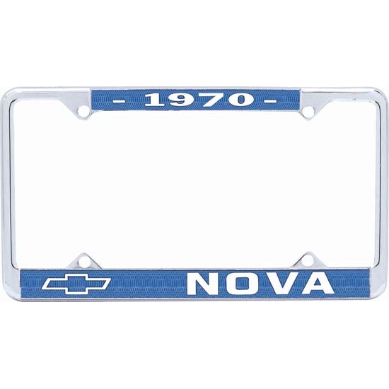 OER LF3567002B 70 Nova License Plate Frame, Pr OER LF3567002B 70 Nova License Plate Frame, Pr