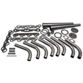 Small Block Ford Lake Style Header Kit, 1-5/8 Tube, 4 Inch Cone