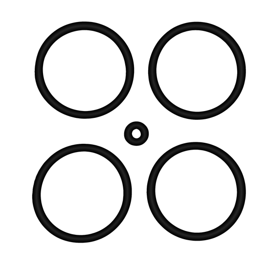 Garage Sale - AFCO 7242-0075 F33i Series 1.38 Inch Caliper O-Ring Kit