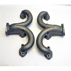 Garage Sale - Tru-Ram Small Block Chevy Exhaust Manifolds, Cast Iron