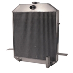 AFCO 1939-40 Deluxe, 1940-41 Ford Truck Aluminum Radiator, Chevy Engine