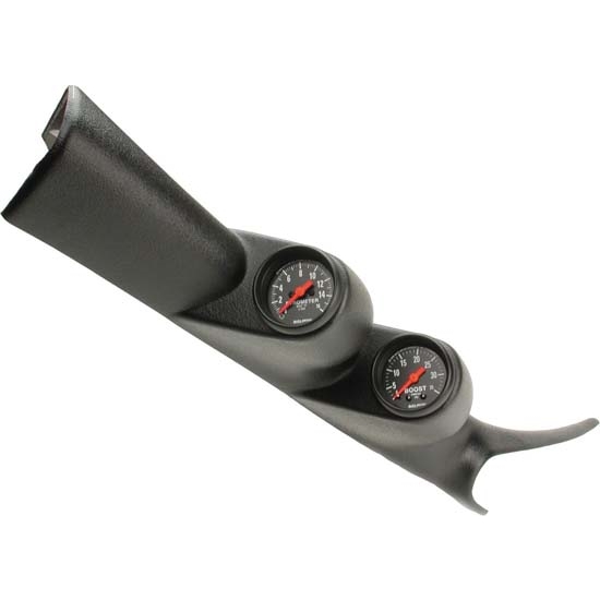 Auto Meter 7081 Z-Series Dual Gauge Pillar Kit, 2000-07 GM Duramax Auto Meter 7081 Z-Series Dual Gauge Pillar Kit, 2000-07 GM Duramax