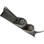 Auto Meter 7081 Z-Series Dual Gauge Pillar Kit, 2000-07 GM Duramax