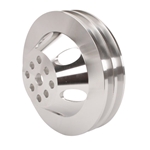 Small Block Chevy Billet Aluminum Water Pump Pulley, 6-7/8 Inch O.D.
