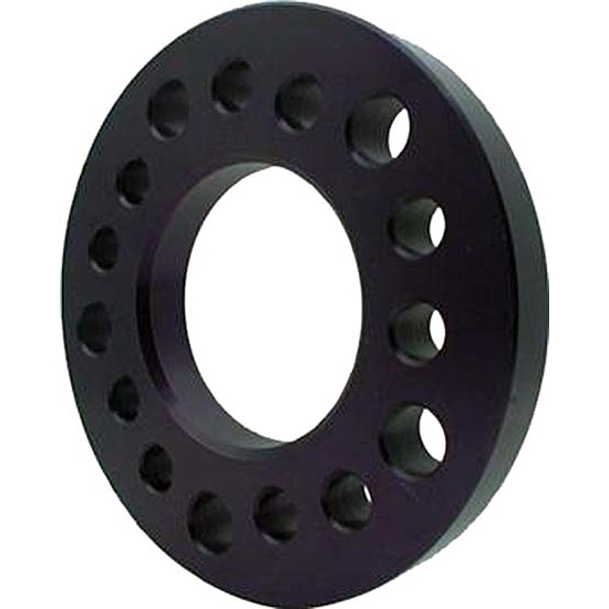 Aluminum Wheel Spacer, 1/4 Inch Thick, Black Anodized Aluminum Wheel Spacer, 1/4 Inch Thick, Black Anodized