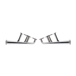 Small Block Chevy Lake Style Headers, Chrome