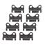 Small Block Chevy Steel Guide Plates, 5/16 Pushrods Small Block Chevy Steel Guide Plates, 5/16 Pushrods
