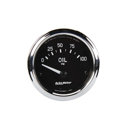 Auto Meter 201014 Cobra Oil Pressure Gauge, Electric, 2 Inch
