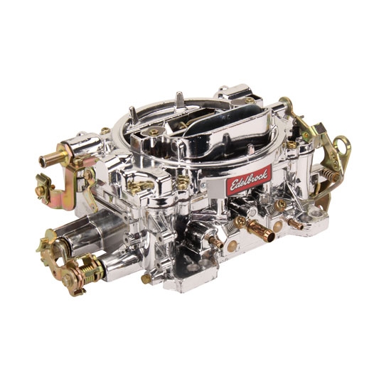 Edelbrock 14054 Performer 600 CFM 4 Barrel Carb, Manual, Endura Shine