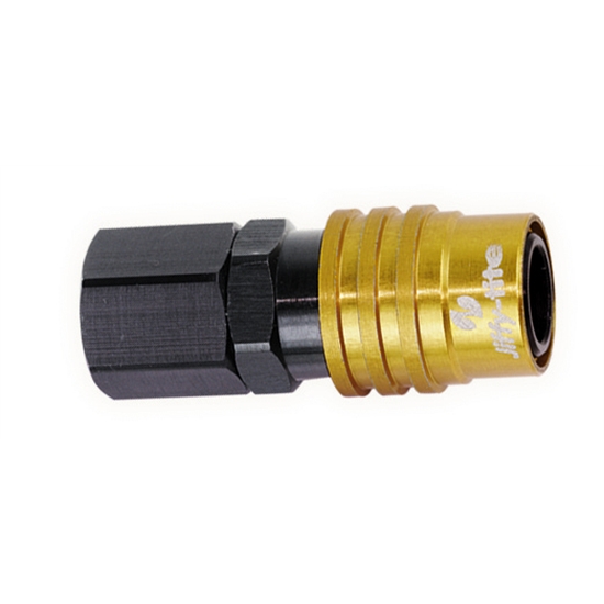 Jiffy-Tite 21306B Quick Connect Fluid Fittings, -6 AN Female Socket Jiffy-Tite 21306B Quick Connect Fluid Fittings, -6 AN Female Socket