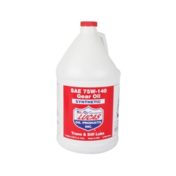 Lucas SAE 75W-140 Synthetic Racing Gear Oil, 1 Gallon
