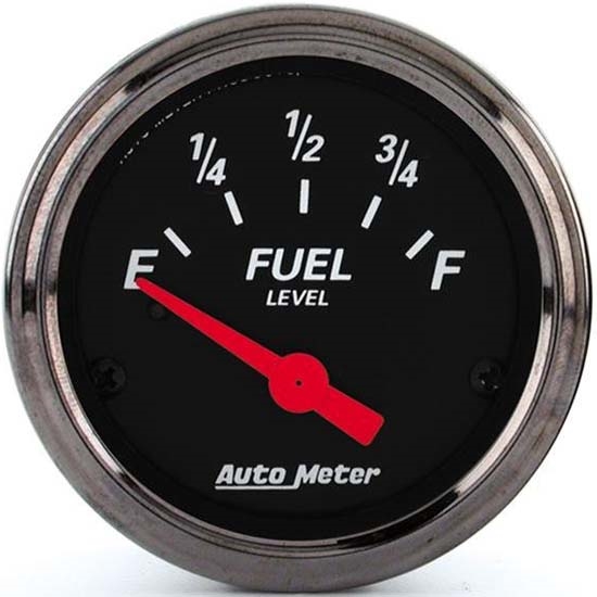 Auto Meter 1415 Designer Black Air-Core Fuel Level Gauge, 2-1/16 Inch Auto Meter 1415 Designer Black Air-Core Fuel Level Gauge, 2-1/16 Inch