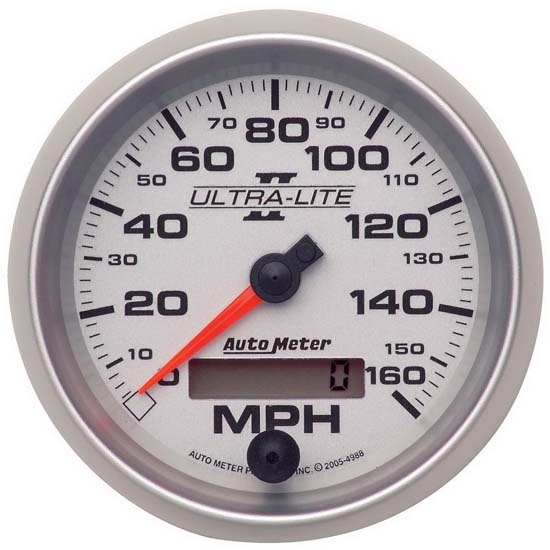 Auto Meter 4988 Ultra-Lite II Air-Core Speedometer, 160MPH, 3-3/8 Inch Auto Meter 4988 Ultra-Lite II Air-Core Speedometer, 160MPH, 3-3/8 Inch