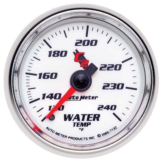 Auto Meter 7132 C2 Mechanical Water Temperature Gauge, 2-1/16 Inch Auto Meter 7132 C2 Mechanical Water Temperature Gauge, 2-1/16 Inch