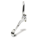 Lokar SPO-6070 Steel Spoon Throttle Pedal Assembly, Chrome Finish
