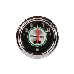 Stewart Warner 359CE Green Line Ammeter Gauge, 2-1/16 Inch