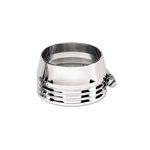 Billet Specialties 67825 Aluminum Hose Clamp, 1-1/2 Inch Rubber Hose