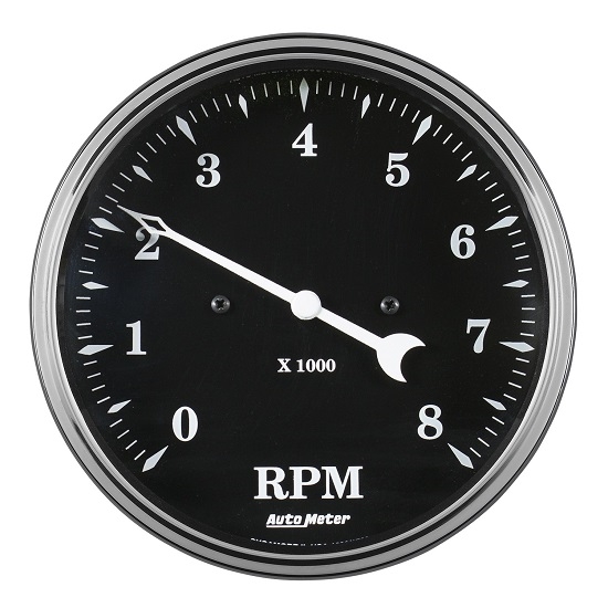 Auto Meter 1799 Old Tyme Black, 5" Tachometer, In-Dash, 8k RPM Auto Meter 1799 Old Tyme Black, 5" Tachometer, In-Dash, 8k RPM