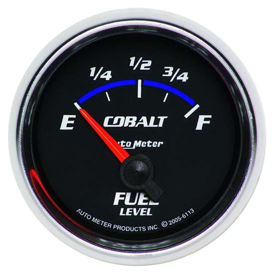 Auto Meter 6113 Cobalt Air-Core Fuel Level Gauge, 2-1/16 Inch Auto Meter 6113 Cobalt Air-Core Fuel Level Gauge, 2-1/16 Inch