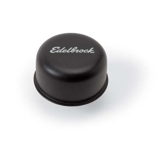 Edelbrock 4403 Oil Breather Cap, Steel, Black, PushIn eBay