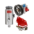 Garage Sale - KRC Pro Aluminum SBC Pump Kit, Serpentine, Block Mount, Remote Reservoir