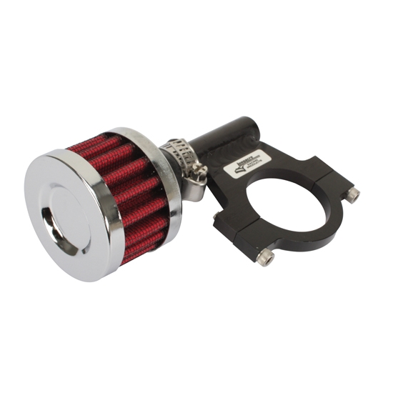 Longacre 22569 Rear End Axle Breather Vent Kit, 11/2 Inch Tube Clamp