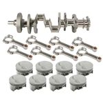 Light Forged Small Block Chevy Rotating Assembly, 350 Dome, 5.7 Inch Rods