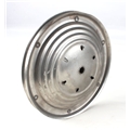 Pedal Car Parts, 7-1/2 Inch Ripple Wheel, 3 Inch Cap