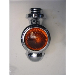 Garage Sale - Tall Model T Cowl/Taillight, Chrome, Amber Lens