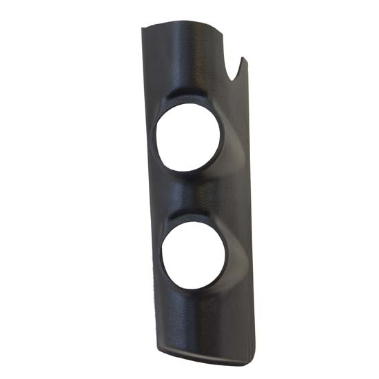 Auto Meter 15221 Dual Gauge Full Pillar, 2007-10 Jeep Wrangler JK Auto Meter 15221 Dual Gauge Full Pillar, 2007-10 Jeep Wrangler JK