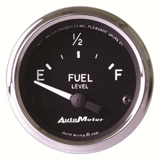 Auto Meter 2643 Z-Series Electric Fuel Level Gauge - 2-1/16" Short Sweep, 240-33 Ohm