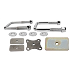 Ford Model T - 1934 Front Spring U-Bolt Kit, Chrome
