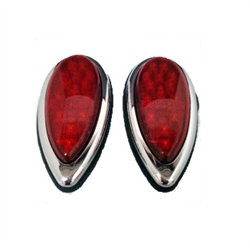 Garage Sale - 1938-39 Ford Complete LED Taillights With Rapid Fire