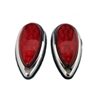 Garage Sale - 1938-39 Ford Complete LED Taillights With Rapid Fire