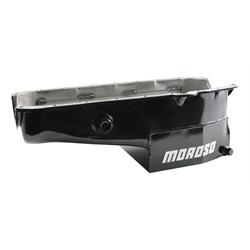 Moroso 21322 Oval Track Oil Pan, 1955-1979 Driver Side Dipstick