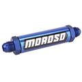 Moroso 23860 Aluminum In-Line Screened Oil Filter, -12 AN