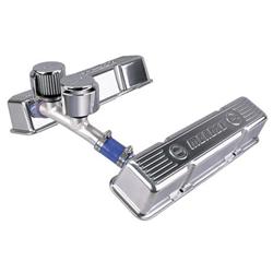 Moroso 68385 Tall Aluminum Valve Covers w/ Crossover Breathers