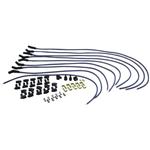 Moroso 73220 Spiral Core Spark Plug Wires Set, 135 Degree Boot, Blue Max
