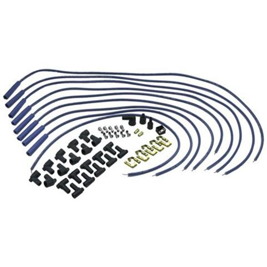 Moroso 73226 8mm Spark Plug Wires, Straight Boot, Spiral Core Blue Max Moroso 73226 8mm Spark Plug Wires, Straight Boot, Spiral Core Blue Max