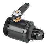 MPD Racing 94-73850 BLK Fuel Shut Off Valve for Fuel Filter, -10 AN