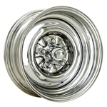 O/E Style Hot Rod Steel Wheel, Chrome, 15 x 5, 5 on 4-3/4 Inch