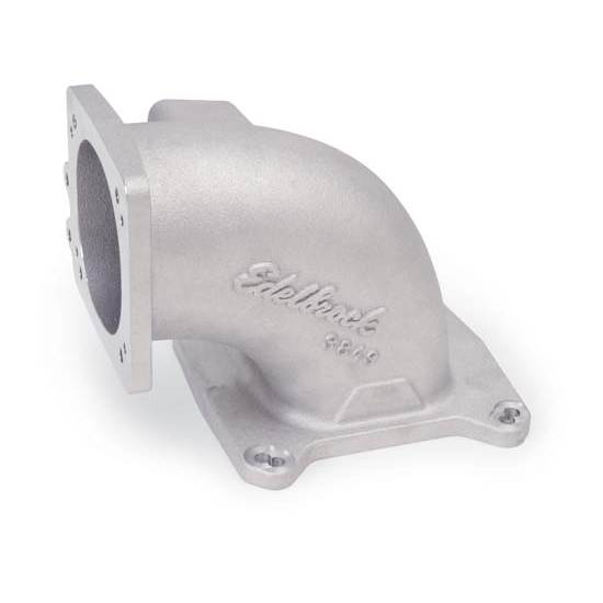Edelbrock 3849 Intake Elbow Throttle Body Adapter, 95mm, Ford 5.0L