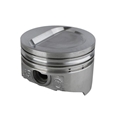 KB Chevy 350 Hypereutectic Pistons, Dish, 5.7 Rod