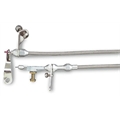 Lokar KD-20C6HT Ford C6 Hi-Tech Kickdown Cable Kit-Stainless Housing