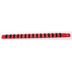 Ernst Mfg 8301-RED-3/8 Socket Organizer, 3/8 Inch Drive