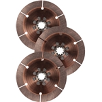 Quarter Master 7 1/4 Inch Replacement Clutch 3-Disc Pack, 1-1/8 10 Spline