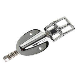 Vintage Hood Strap Buckle, Chrome
