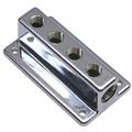 Four Outlet T-Style Chrome Fuel Block